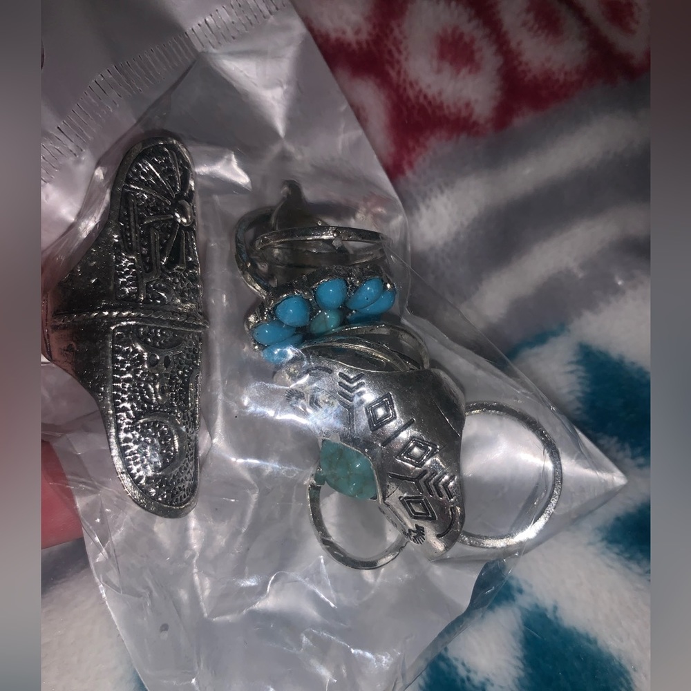 COPY - Lot of silver and gold rings - Picture 3 of 6